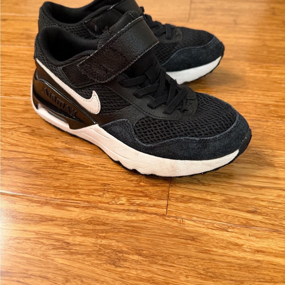 Nike Kids Black and White Air Max Sneakers